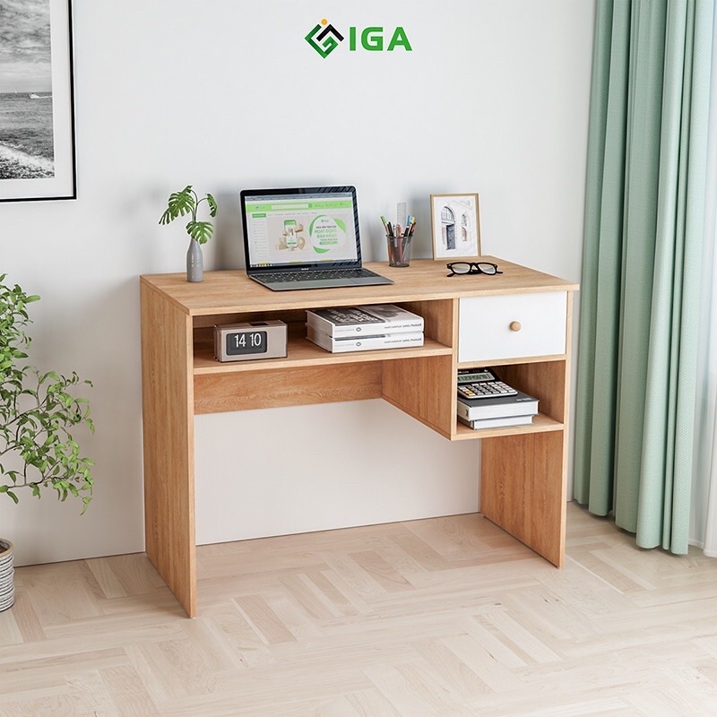 bàn học sinh có ngăn kéo và có hộc để đồ , bàn làm việc GP230.31