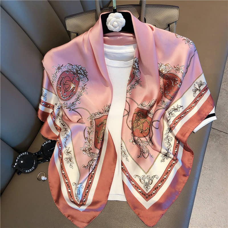 [NEW] Khăn lụa vuông cao cấp choàng bản to 90x90cm