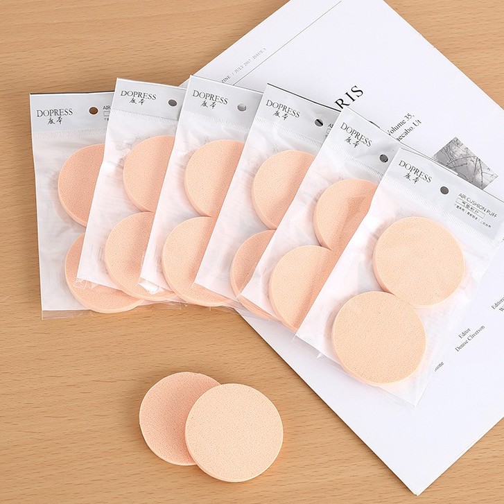 [ Set 2 Miếng ] Bông Đánh Phấn Trang Điểm Dopress - Bông Mút Phấn Nước Mềm Mướt Air Cushion Puff 🍉Duashop🍉