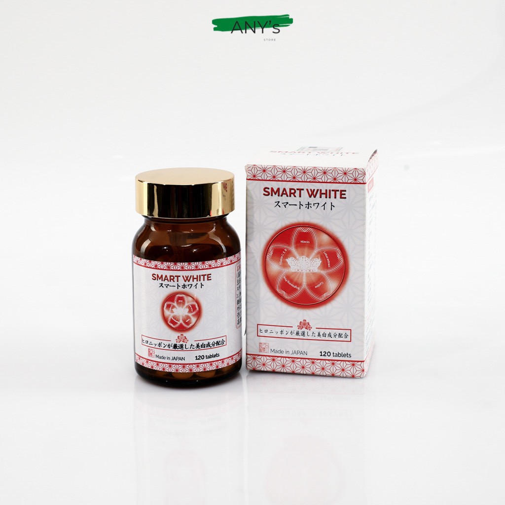 Viên uống trắng da Smart White Nhật Bản 120 viên | Thế Giới Skin Care