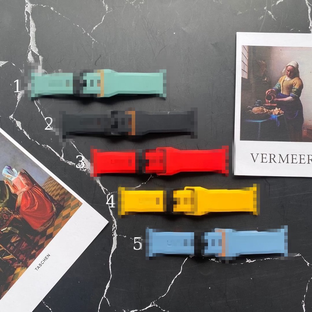 💌Dây cao su UAAG cho AW iWatch 5 MÀU 🍀  Full size 38 40 42 44 41 45