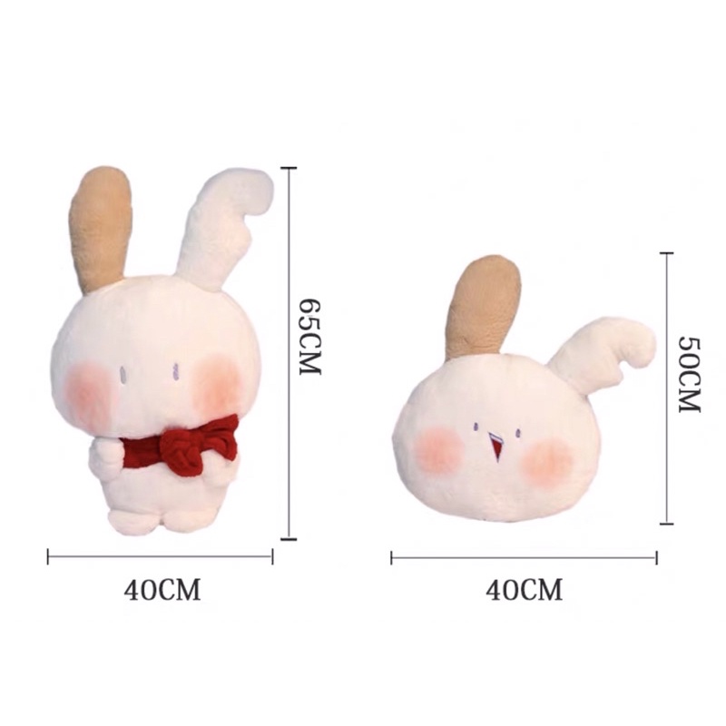 Gấu bông thỏ lông xù