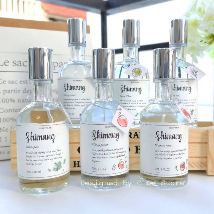 Nước hoa Body mist Shimang Poa Seed Love (Hạt giống tình yêu) 50ml hương thơm thanh mát, hàng nội địa Trung