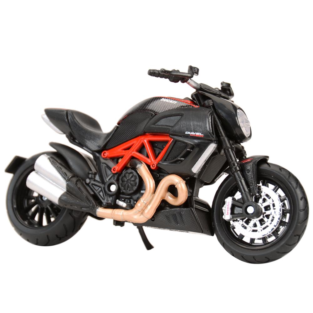 Maisto 1:18 Ducati Diavel Carbon Die Cast Đồ chơi mô hình tĩnh mô tô sưu tầm