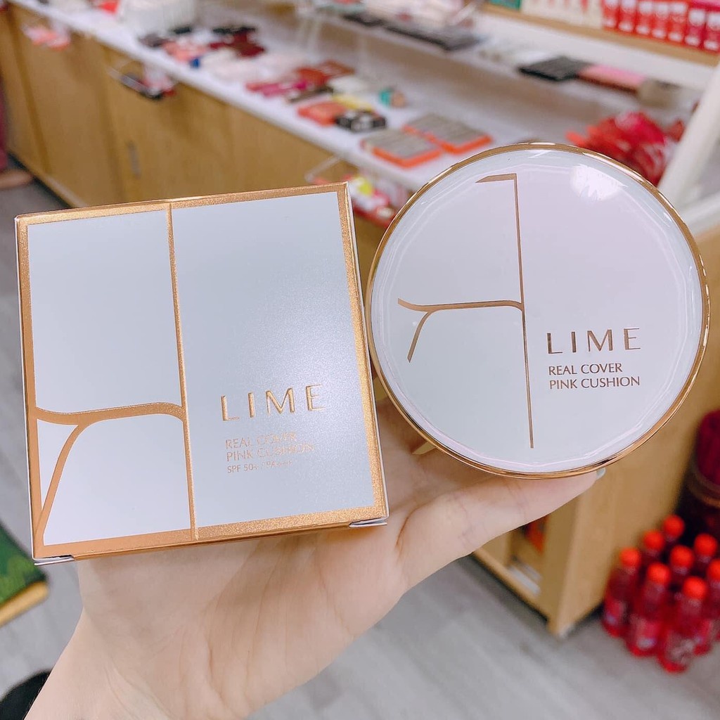 Phấn nước Lime Cushion Hàn Quốc dành cho da dầu (trắng)