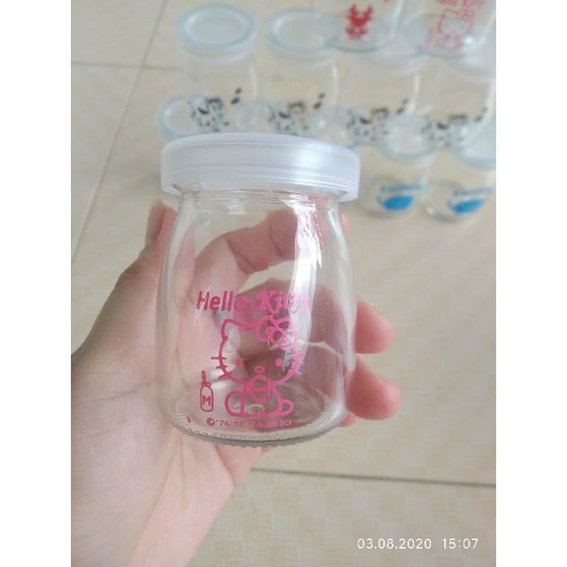 Hũ thủy tinh in hình 100ml | BigBuy360 - bigbuy360.vn