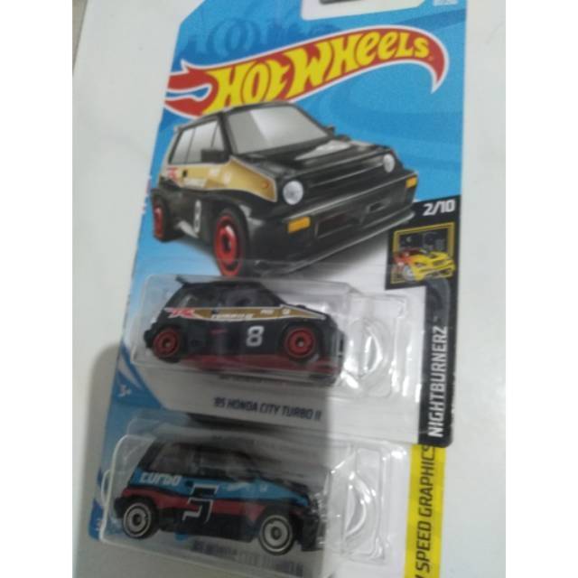 Hot Wheels Mô Hình Đồ Chơi Xe Hơi Honda City Turbo Ll Blue / Đen / Bạc / Xanh Dương / Trắng / Đỏ / Đỏ / Đen / Trắng / Xanh Dương / Đỏ Hot / Hot / Hot / T