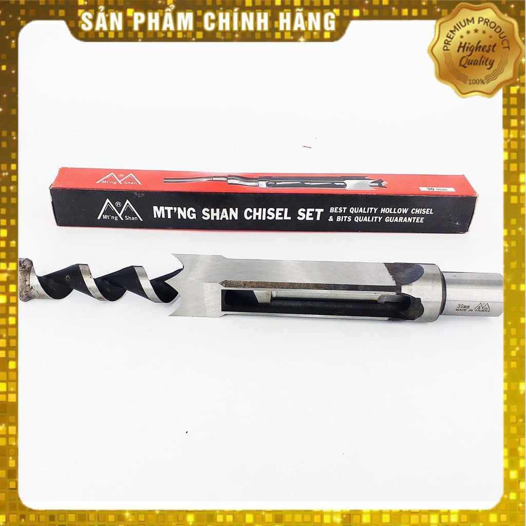 MŨI KHOAN GỖ ĐỤC MỘNG VUÔNG 30MM CAO CẤP