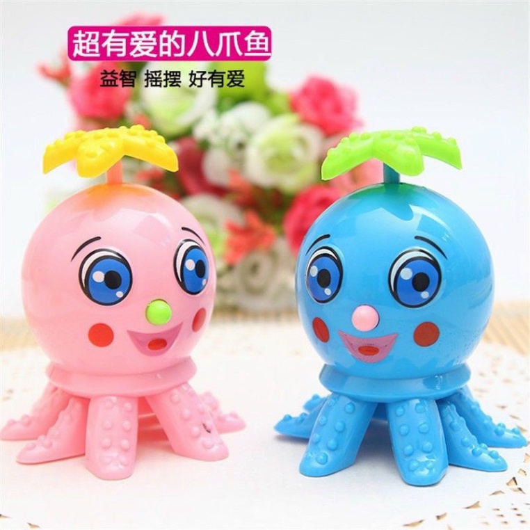 Bạch tuộc chạy cót bò ngang - Đồ chơi trẻ em bạch tuộc cảm xúc cho bé