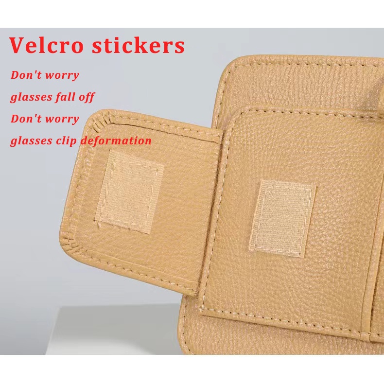 Ví Đựng Thẻ Gắn Tấm Che Nắng Xe Hơi Đa Năng Tiện Dụng