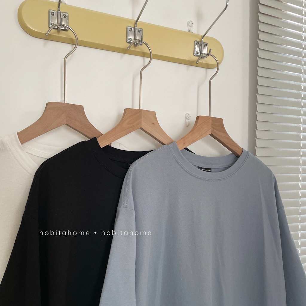 NOOBITA - ÁO THUN TAY NGẮN TRƠN MÀU BANBURY