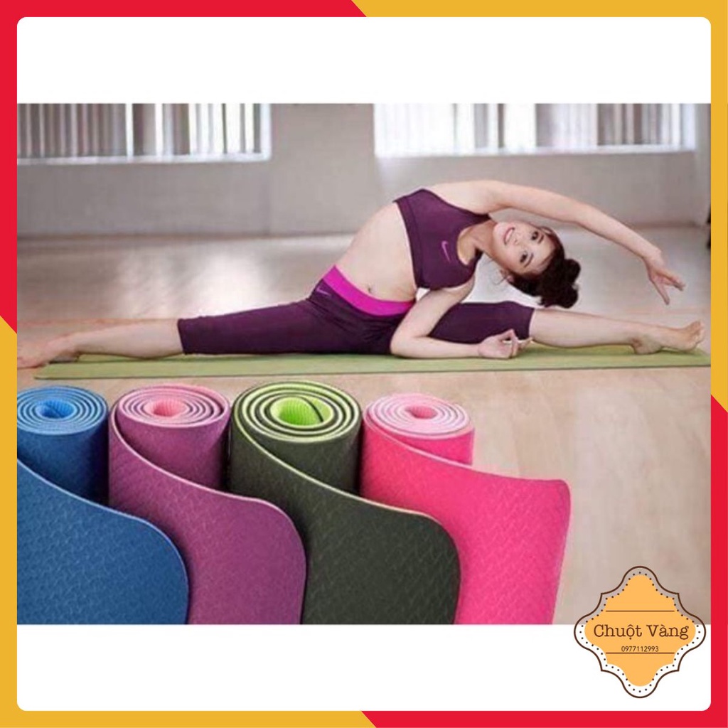 Sỉ thảm tập yoga 2 lớp