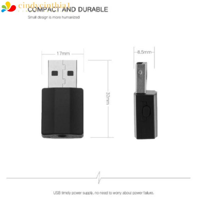 Bộ Chuyển Đổi Âm Thanh Bluetooth 5.0 2 Trong 1