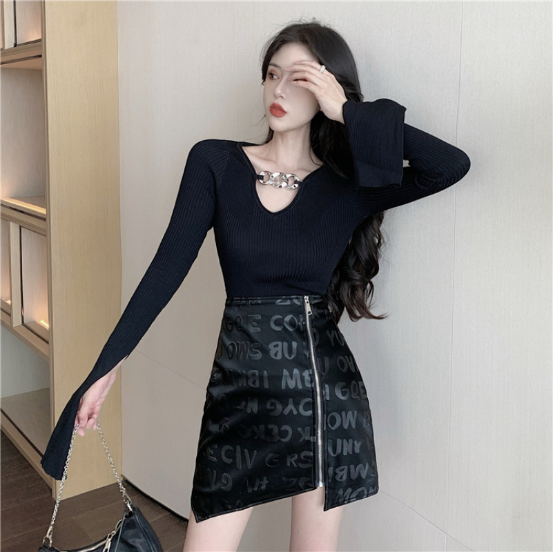 Chân váy thiết kế có dây kéo thời trang nữ | BigBuy360 - bigbuy360.vn