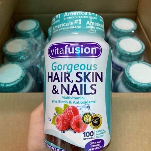 Kẹo dẻo Vitafusion Gorgeous Hair, Skin & Nails Multivitamin | BigBuy360 - bigbuy360.vn