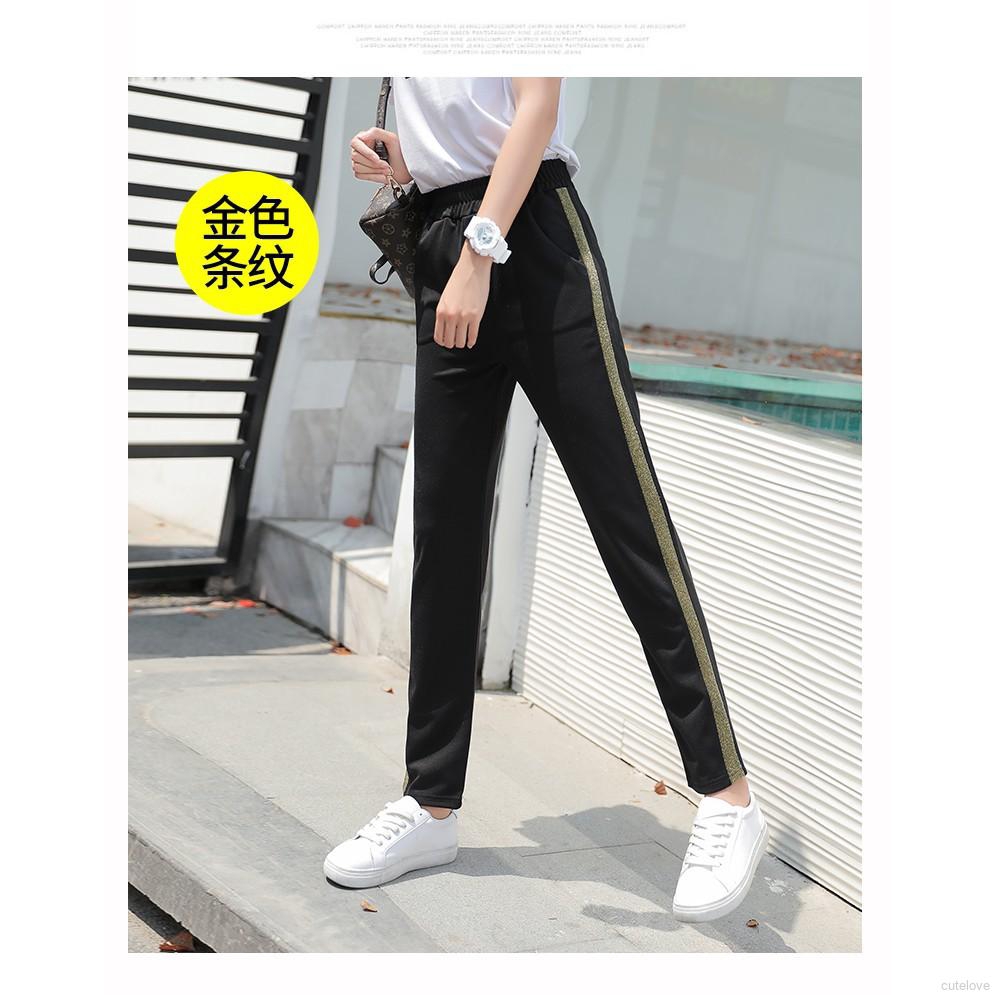 Korea Joker Hot Ins Slacks Women Trouser With Trim Pants | BigBuy360 - bigbuy360.vn