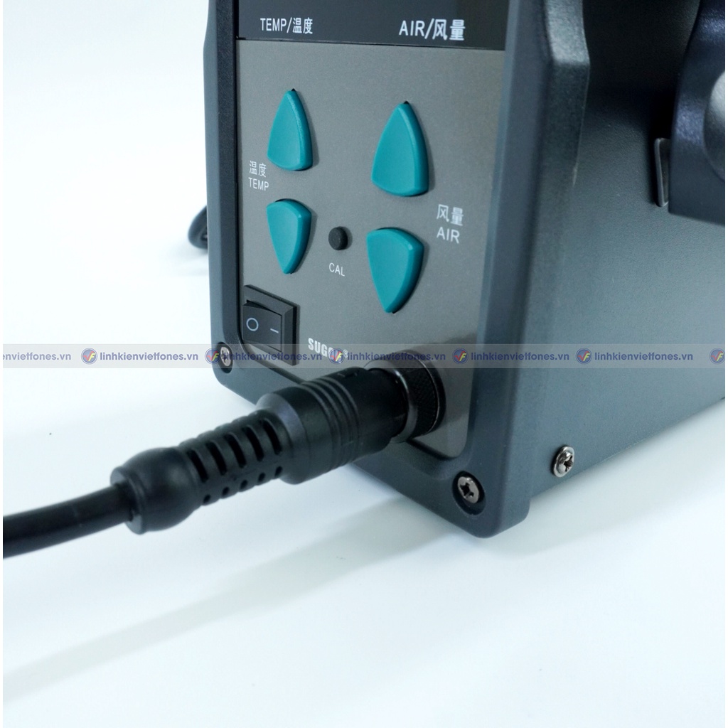 Máy khò Sugon 858D 700W, 100 – 500 độ, ngủ tự động