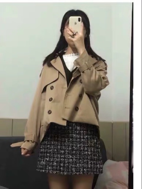 Chân váy dạ basic 2 màu