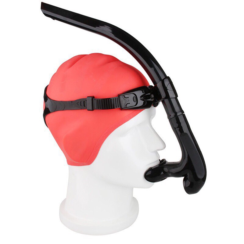 Ống thở tập bơi gắn giữa mặt POPO 1140 hỗ trợ lặn biển, tập bơi đúng động tác, chất liệu cao cấp