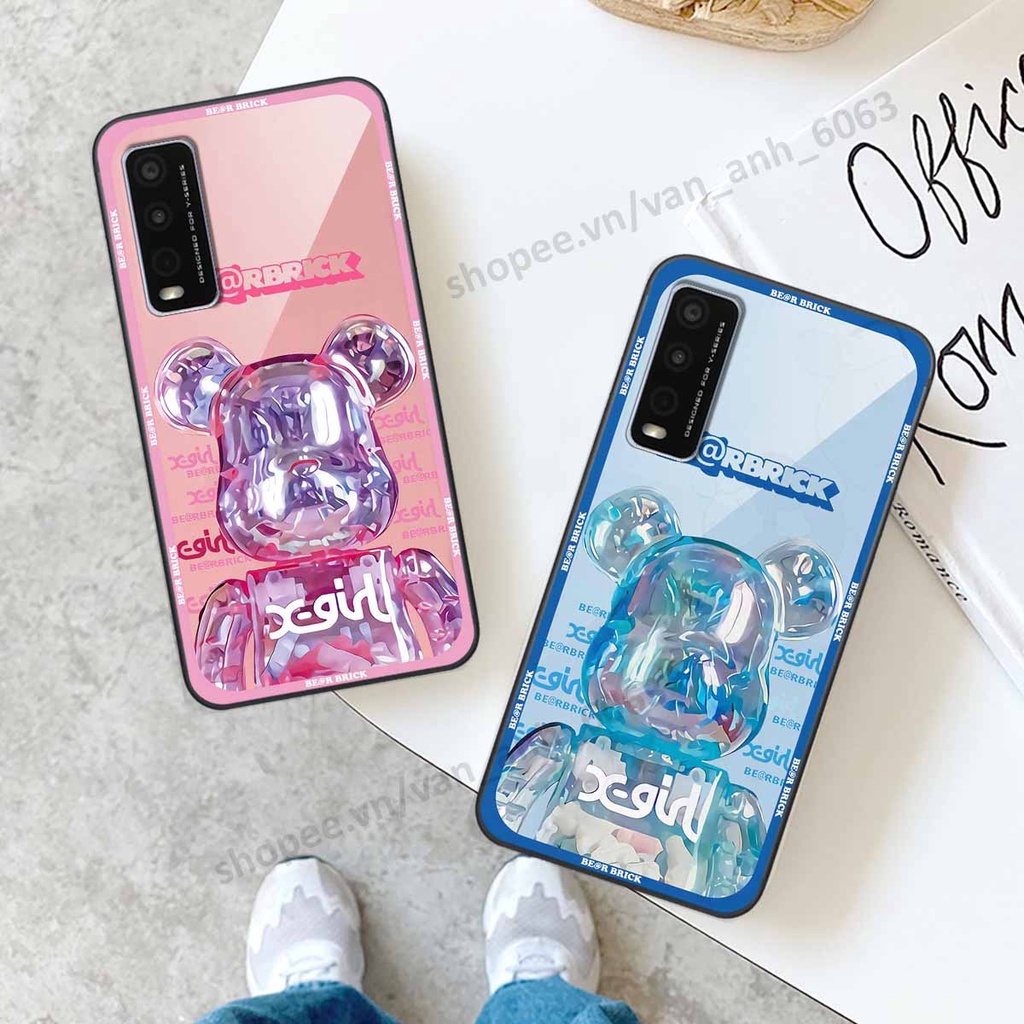 Ốp Vivo Y20 be@r brick mars thời trang, ốp lưng điện thoại viền dẻo siêu chất