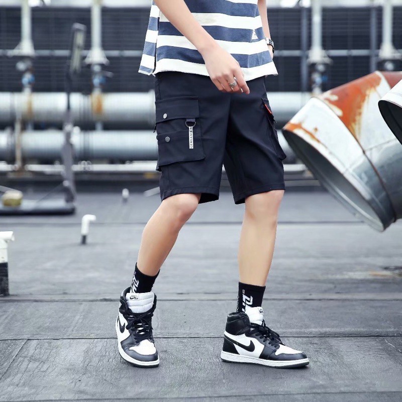 [ Kaki Dày - Chất Đẹp ] Quần sooc kaki túi hộp dây khoá chữ siêu phẩm mới cực chất , quần short nam | BigBuy360 - bigbuy360.vn