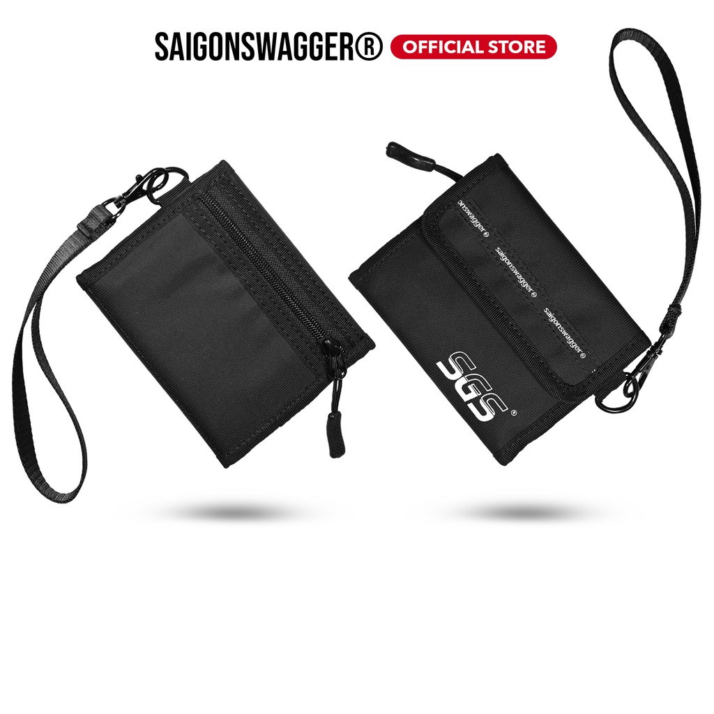 Ví Nam, Nữ Ngắn Logo In SAIGON SWAGGER® Nhiều Ngăn, Chống Thấm