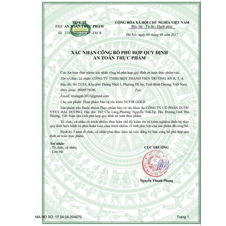 Nufib Gold - Hỗ trợ giảm các triệu chứng đầy bụng, khó tiêu, đầy hơi, rối loạn tiêu hóa | Thế Giới Skin Care