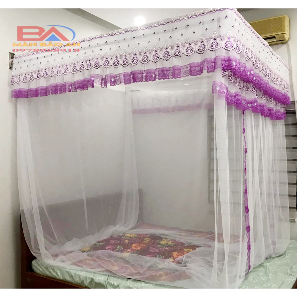 Màn khung tuyn lạnh đẹp mê hồn 1m4x2m
