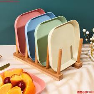 SET 8 DĨA NHỰA LÚA MẠCH CAO CẤP