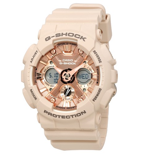 đồng hồ nữ casio G-SHOCK TRẮNG VÀNG