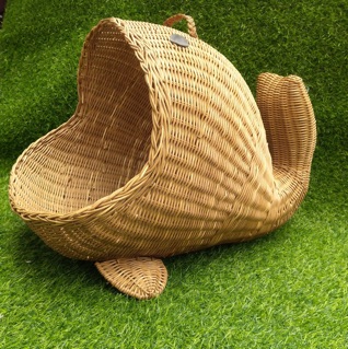 Ổ chó mèo mây tre đan