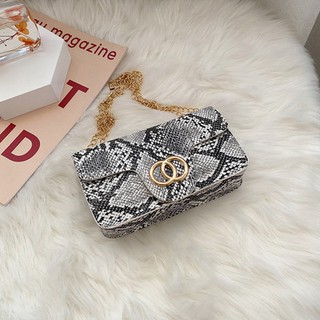 Túi xách nữ đeo chéo mini họa tiết da trăn phong cách Retro- DC08 túi đeo vai Chip Xinh Bag