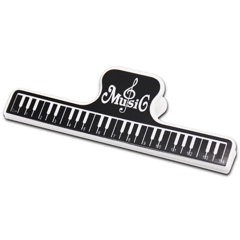 Kẹp nhựa ABS trang trí chữ music gồm 4 màu sắc tùy chọn