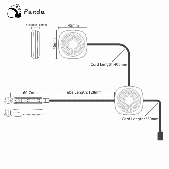 Tai Nghe Bluetooth Không Dây Chống Nhiễu Rảnh Tay Gắn Mũ Bảo Hiểm Cho Xe Mô Tô