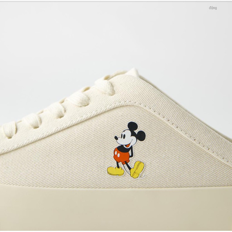 ❉✜[CHÍNH HÃNG] Giày nữ ZARA Vải thể thao Disney Mickey Mouse mới phiên bản giới hạn tại Châu Á x