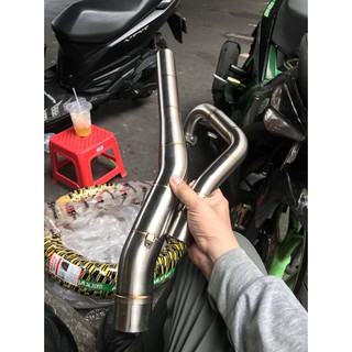 Cổ R8 gắn lon độ fom Ahm cho ex150