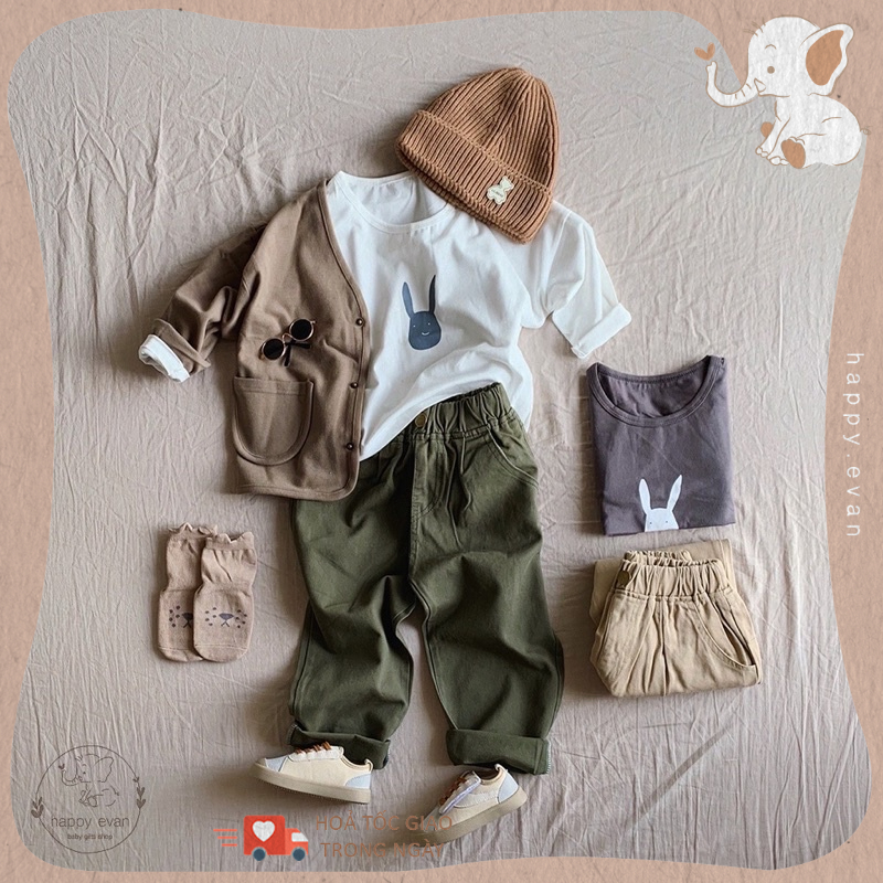 🅷.🄴🅅🄰🄽 Áo khoác thu đông Hàn Quốc, chất vải cotton dầy cực mềm mại, phù hợp mặc trời se lạnh.