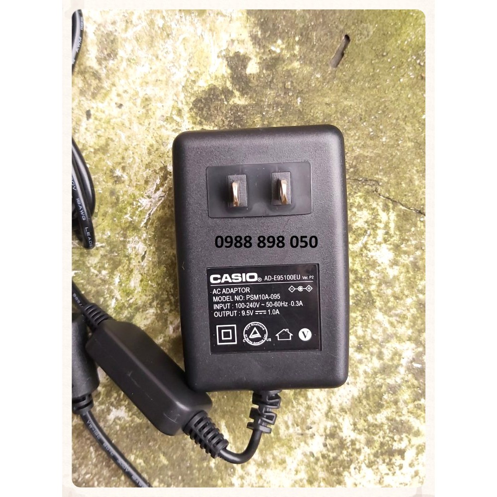 Adapter Nguồn 9.5v Cho Đàn Casio CTK-3300 Bảo hành 12 tháng