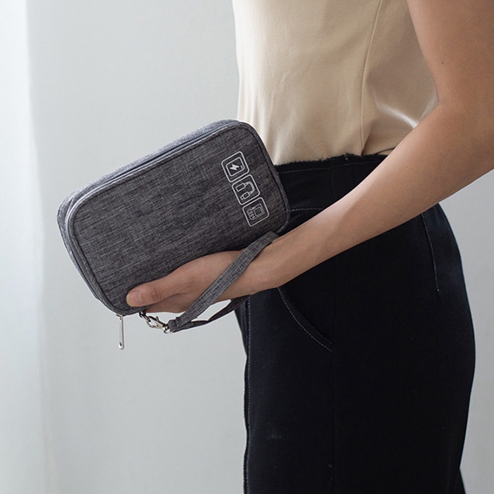 Túi đựng thiết bị điện tử có khóa kéo tiện dụng