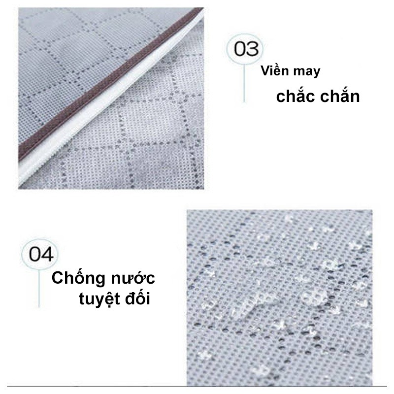 Túi Đựng Quần Áo Chăn Màn-Chất Liệu Vải Bố Tráng Lớp Chống Ẩm Cất Giữ Quần Áo Xuyên Mùa Không Lo Vô Hơi Ẩm Mốc