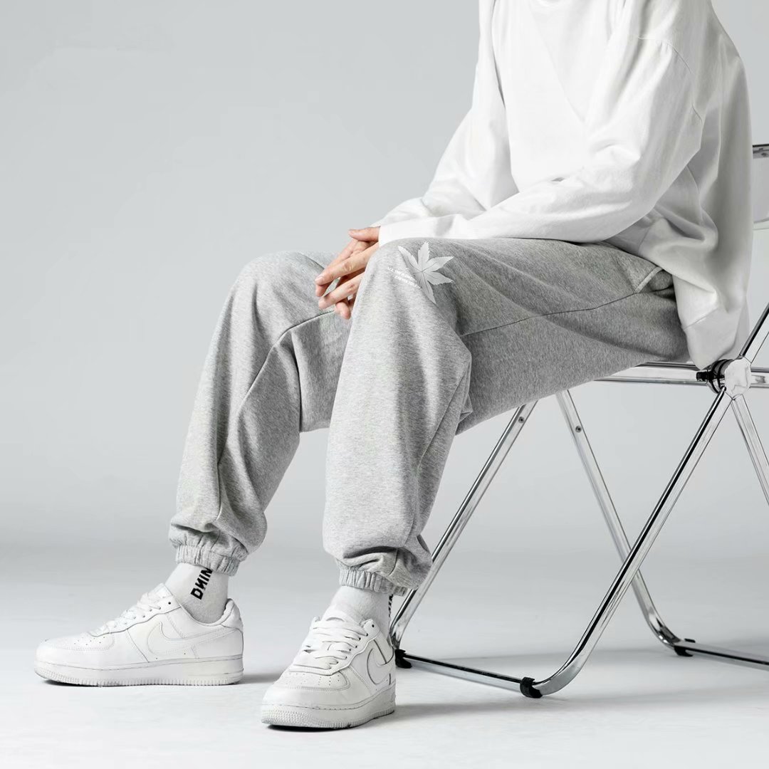 Quần Dài Thể Thao Nam Nữ In Hình Lá Phong Phong Cách Hong Kong Size M-8Xl | BigBuy360 - bigbuy360.vn