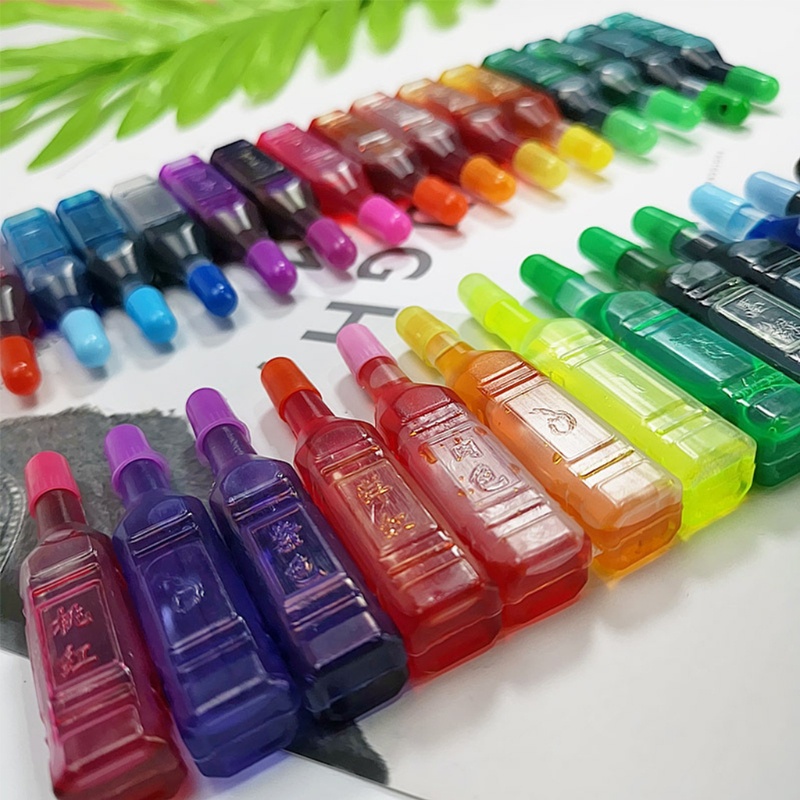 Hộp Mực 24 / 36 Màu Dùng Làm Đồ Thủ Công / Slime Diy