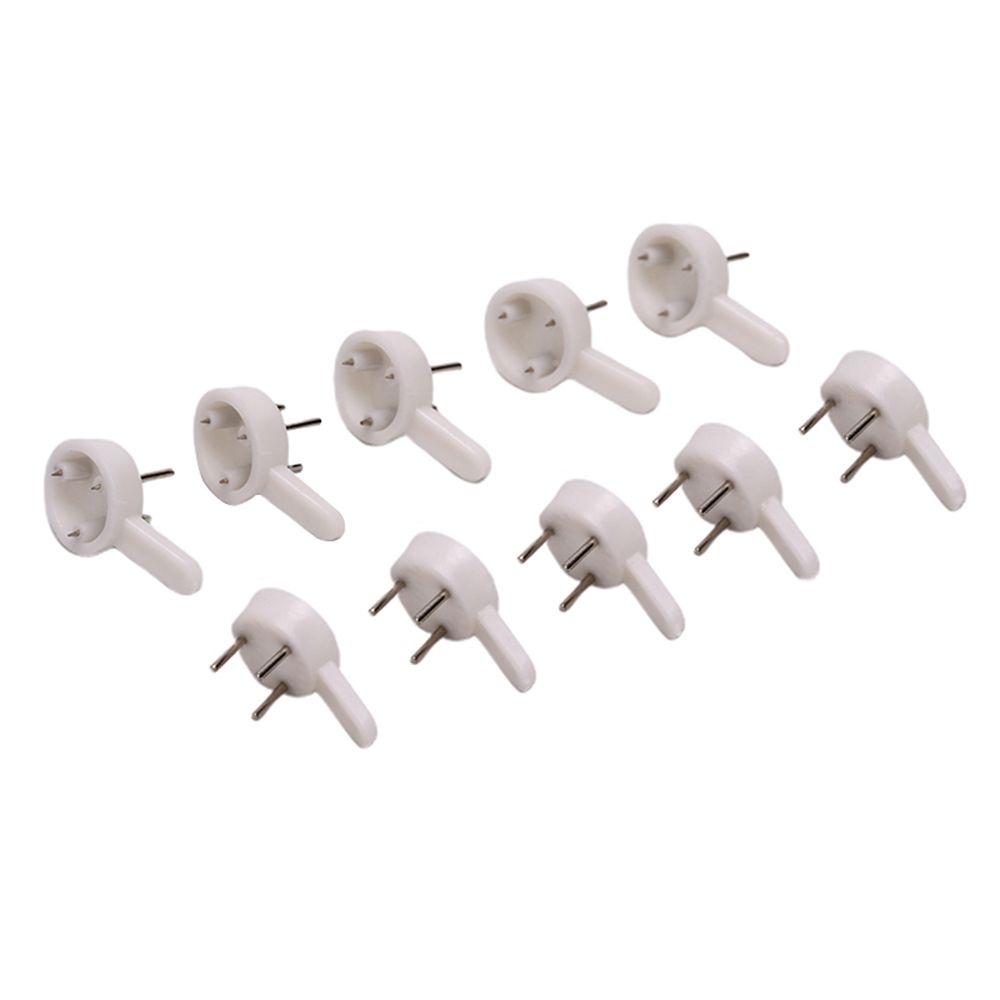 Bộ 20 móc treo khung ảnh bằng nhựa màu trắng dễ sử dụng ELEGANT81