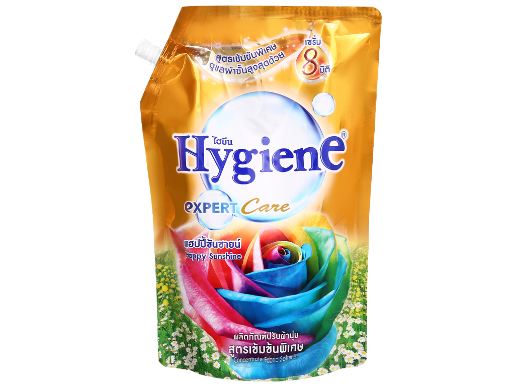 nước xả vải thái lan Hygiene expert care 1.15 lít màu vàng
