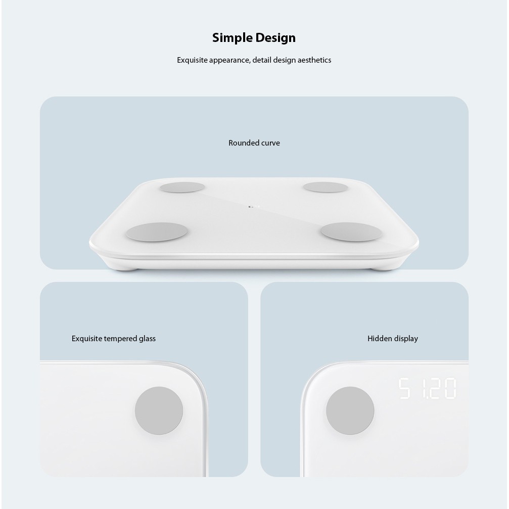 Cân thông minh Xiaomi Body Fat Scale 2-Phiên bản quốc tế