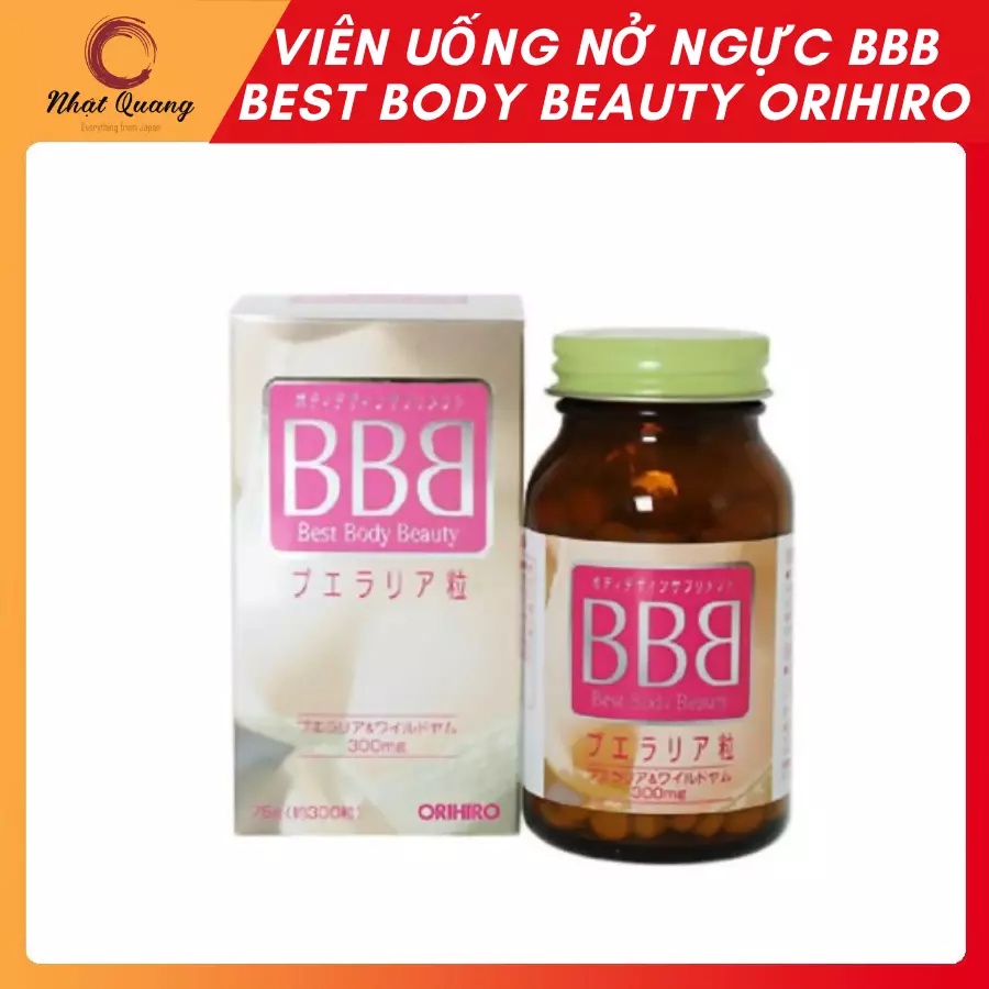 VIÊN UỐNG TĂNG VÒNG 1 BBB BEST BODY BEAUTY ORIHIRO 300 VIÊN