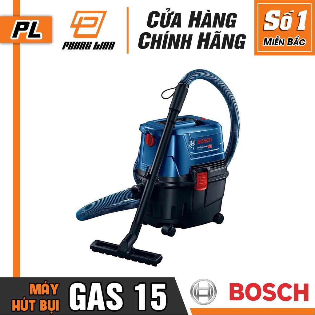 Máy Hút Bụi BOSCH GAS 15 (1100W) - Hàng Chính Hãng