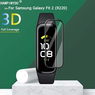 1/ 2/ 3/ 5 Kính cường lực 3D bảo vệ màn hình cao cấp cho đồng hồ thông minh Samsung Galaxy Fit 2 / Fit2 / R220