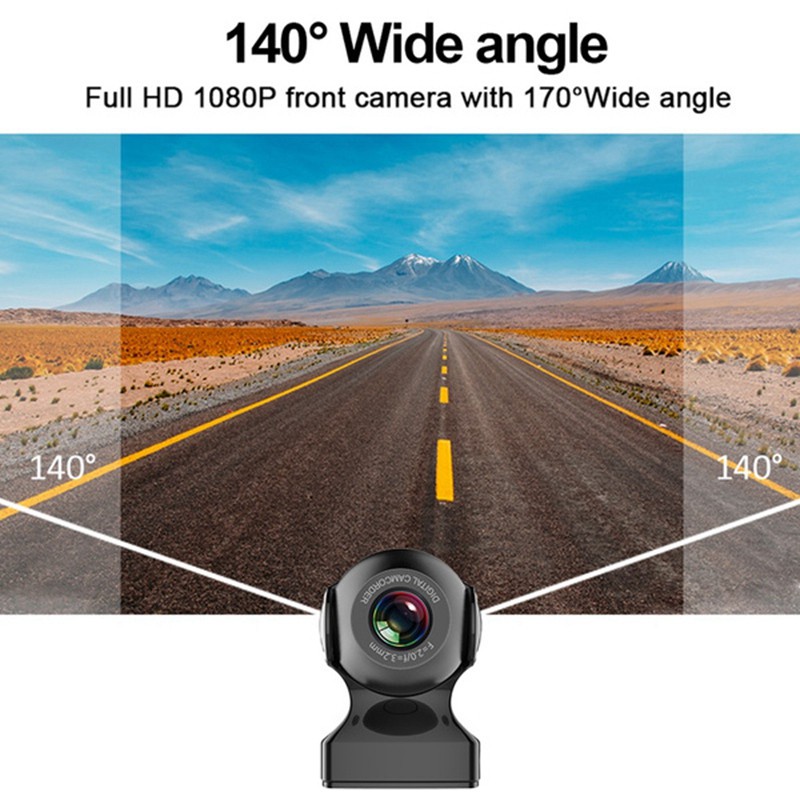 Camera Hành Trình Ô Tô 1080p Hd Cổng Usb Góc Rộng 170 Độ Hỗ Trợ Android 4.0 Trên Xe Hơi