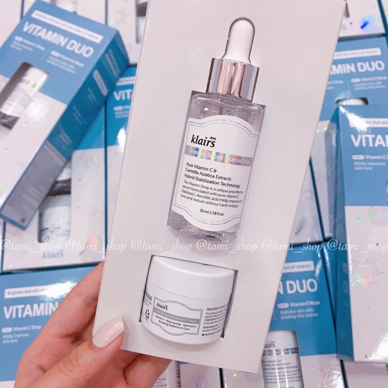 BỘ DƯỠNG SÁNG DA KLAIRS FRESHLY JUICED VITAMIN DUO SET